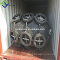 Floatable pneumatic rubber fender for ship and dock